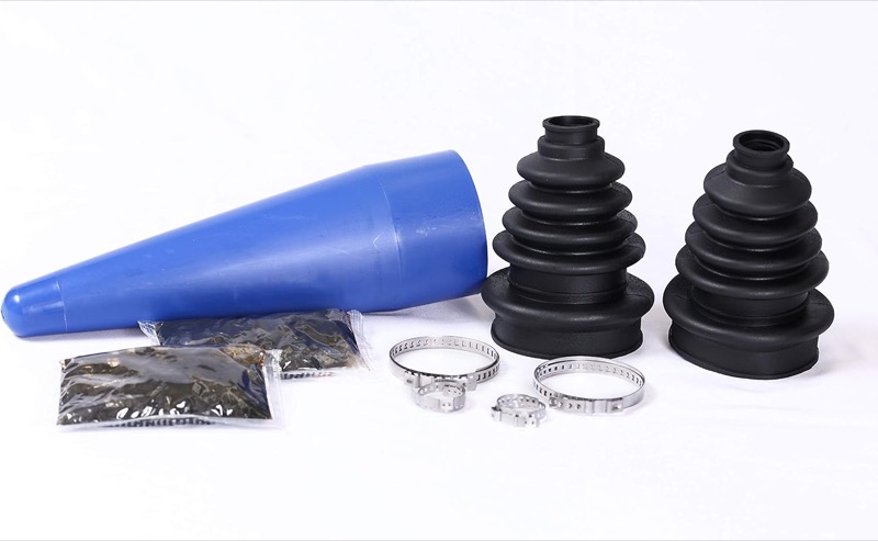 Two FB3001 CV boots with installation cone, clamps and grease